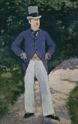 Edouard Manet Portrait of Monsieur Brun Spain oil painting artist